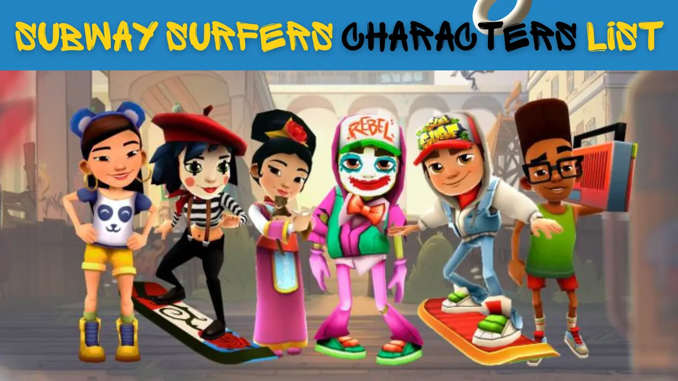 subway surfers all characters costume list 2024